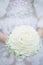 Bride holding Biedermeier Bouquet