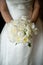 Bride holding her bouquet