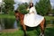 Bride horseback