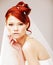 Bride portrait.Wedding dress