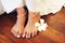 Bride\'s feet