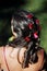 Bride\'s hair