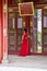 Bride in traditional dress at Royal Palace in Hue, Vietnam