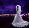 Bride in Wedding Dress with Veil, Fashion Bridal Beauty Portrait
