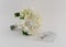 Brides Bouquet, Rings, and Handkerchief