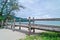 Bridge across Datai beach, Langkawi, Malaysia