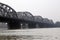 Bridge across the river, Vivekananda Setu in Kolkata