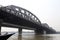 Bridge across the river, Vivekananda Setu in Kolkata