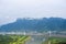 The bridge across the Yangtze River on the Three Gorges of China`s Yangtze River in Yichang