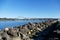 Bridge across Yaquina Bay seen from South jetty