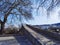 Bridge arched in arta city on arahthos river in greece