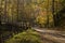 Bridge, Autumn, Tremont, Smokies NP