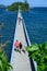 bridge beetween islands in carribbean sea dominican republic