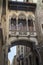 Bridge of Bishop across the medieval street of Gothic Quarter, Barcelona