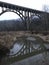 A bridge in Brecksville, Ohio in the Cleveland Metroparks