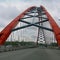 Bridge Bugrinsky in the city of Novosibirsk