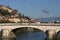 Bridge and Cable car in Grenoble