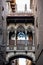 Bridge at Carrer del Bisbe in Barcelona Barri Gotic, Spain