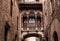 Bridge at Carrer del Bisbe in Barri Gotic, Barcelona