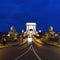 Bridge of the chains Budapest Hungary