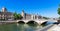 Bridge of Change (Pont au Change) over river Seine and Concierge