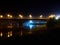 The bridge in the city of Irkutsk