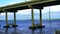 A bridge connecting Punta Gorda harbor and port Charlotte