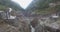 Bridge construction work in Lower Himalayan Hills