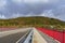 Bridge crossing the Okerstausee Okertalsperre reservoir in National Park Harz Germany