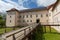 Bridge at the entrance to the medieval castle of Uzhhorod