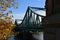 Bridge Glienicker Bruecke over the River Havel in Autumn, Berlin / Potsdam