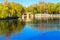 Bridge Green Willows Reflection Beihai Lake Park Beijing China