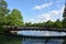 Bridge at Hermann Park in Houston, Texas