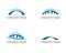 Bridge icon vector illustration Logo