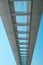 Bridge isolated on blue sky - under levated highway