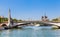 The Bridge of La Tournelle, Statue Of Sainte Genevieve, Paris