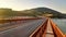 Bridge of Lake Castreccioni, Cingoli, Macerata, Italy.