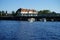 Bridge `Lange BrÃ¼cke` over the river Dahme near Schloss KÃ¶penick. Berlin, Germany