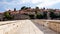 Bridge leading to the Sveti Stefan in Budva. Montenegro.