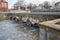 Bridge at Leine River - Hanover, Lower Saxony, Germany