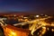 Bridge of Luis I at night over Douro river