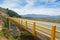 Bridge made of concrete in the mountains of colombia