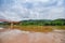 The bridge Mekong river Chai Buri Laos