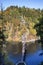 Bridge on Modre Lake in Poland