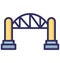 Bridge, motorway Isolated Vector Icon which can be easily edit or modified.