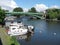 Bridge of the Motte Rouge on the Erdre in Nantes