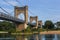 Bridge near Langeais castle in the Loire Valley - France