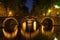 Bridge in night Amsterdam