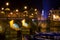 Bridge by night in Auxerre