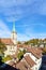 Bridge over Aare and Nydegg Church , Bern, Switzerland